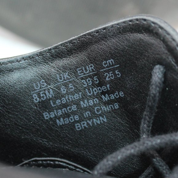 Franco Sarto Black Leather Lace Up High Heels - Picture 9 of 9